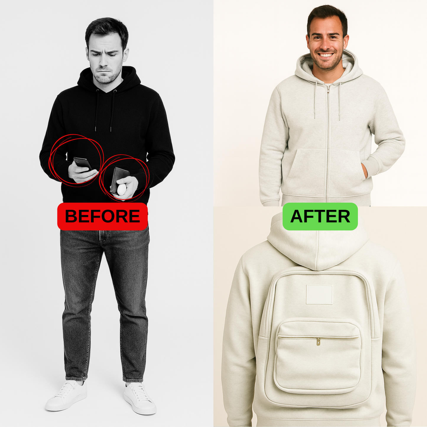 Carrivo™ – Hoodie with Everyday Carry Pack