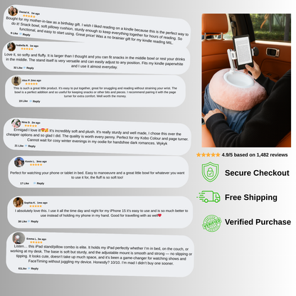 CozyStation™ – Snack & View Holder